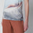 T-shirt girocollo con logo in jersey di cotone color latte