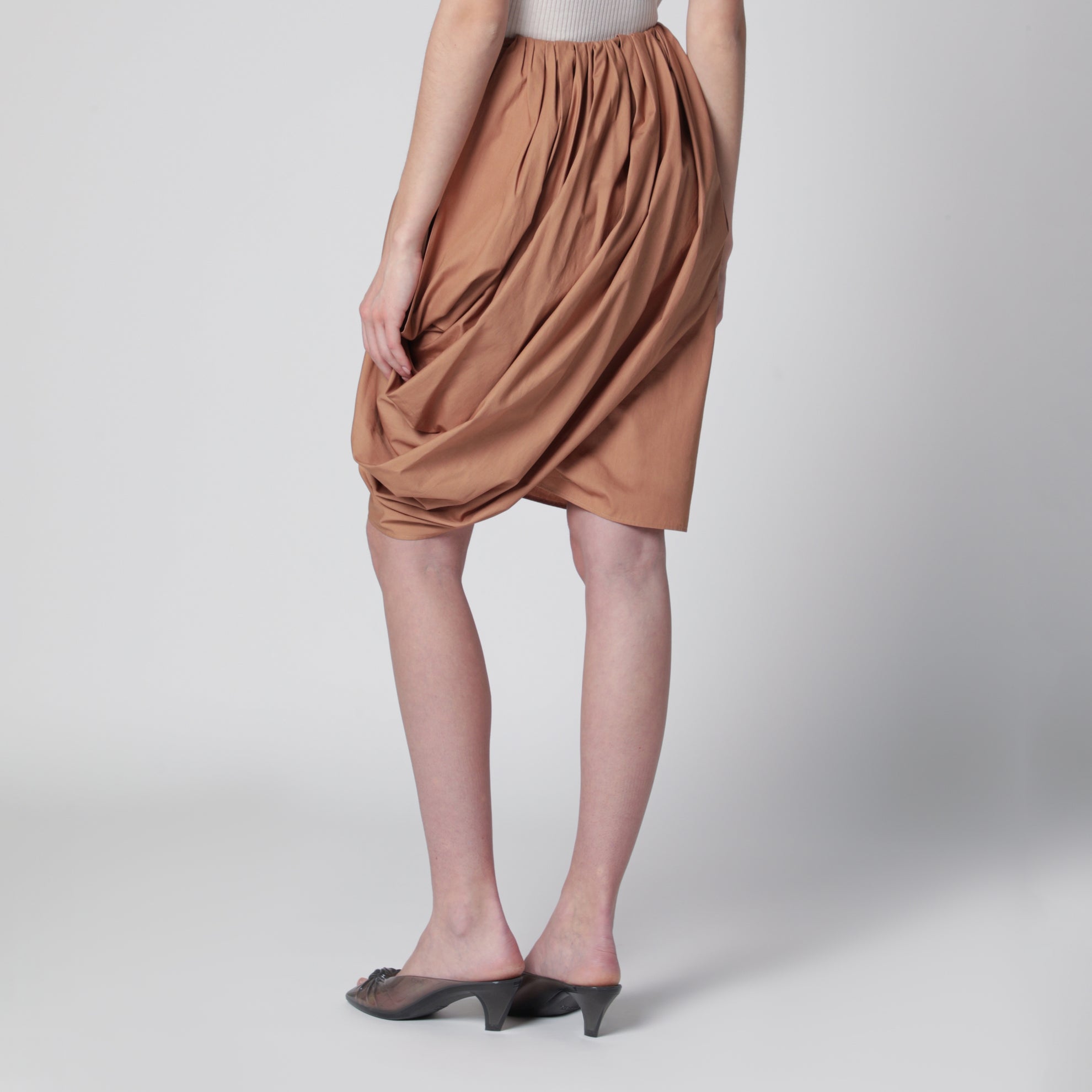 Reef Shell cotton wrap skirt