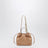 Kleine hellbraune Icons Schultertasche mit Kette
