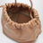 Kleine hellbraune Icons Schultertasche mit Kette