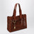 East-West Summer Banana Summery brown raffia tote bag