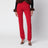 Berry Red cotton denim jeans