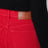Berry Red cotton denim jeans
