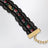 Choker-Halskette aus Spitze und Jacquardband mit Blumenmuster