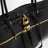 Paddington Sling große schwarze Lammledertasche