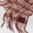 Highlanding pink and brown cashmere scarf