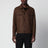 Brown wool overshirt jacket