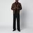 Brown wool overshirt jacket