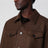 Brown wool overshirt jacket