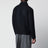 Navy wool zip-up jacket