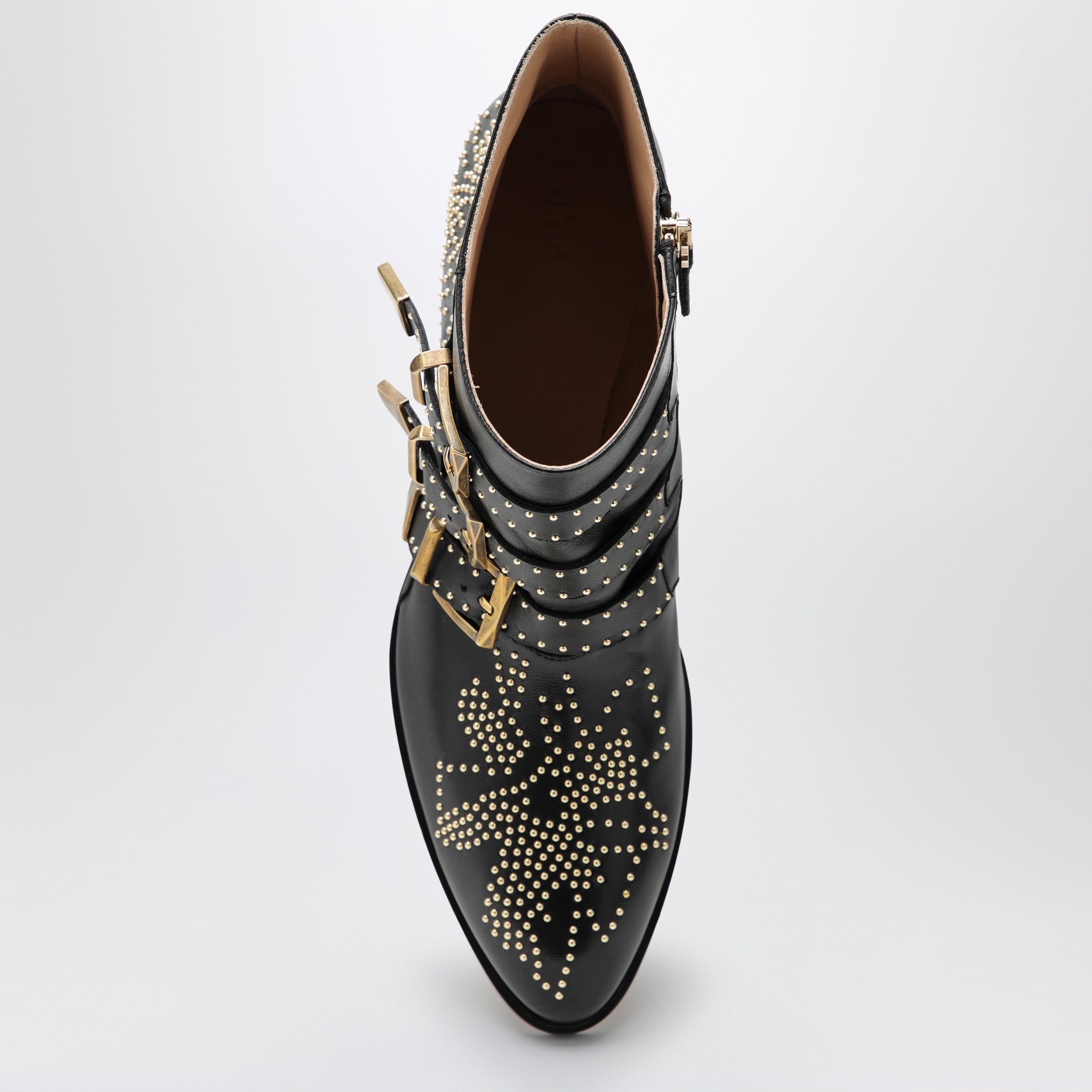 Bottines Susanna noires avec clous