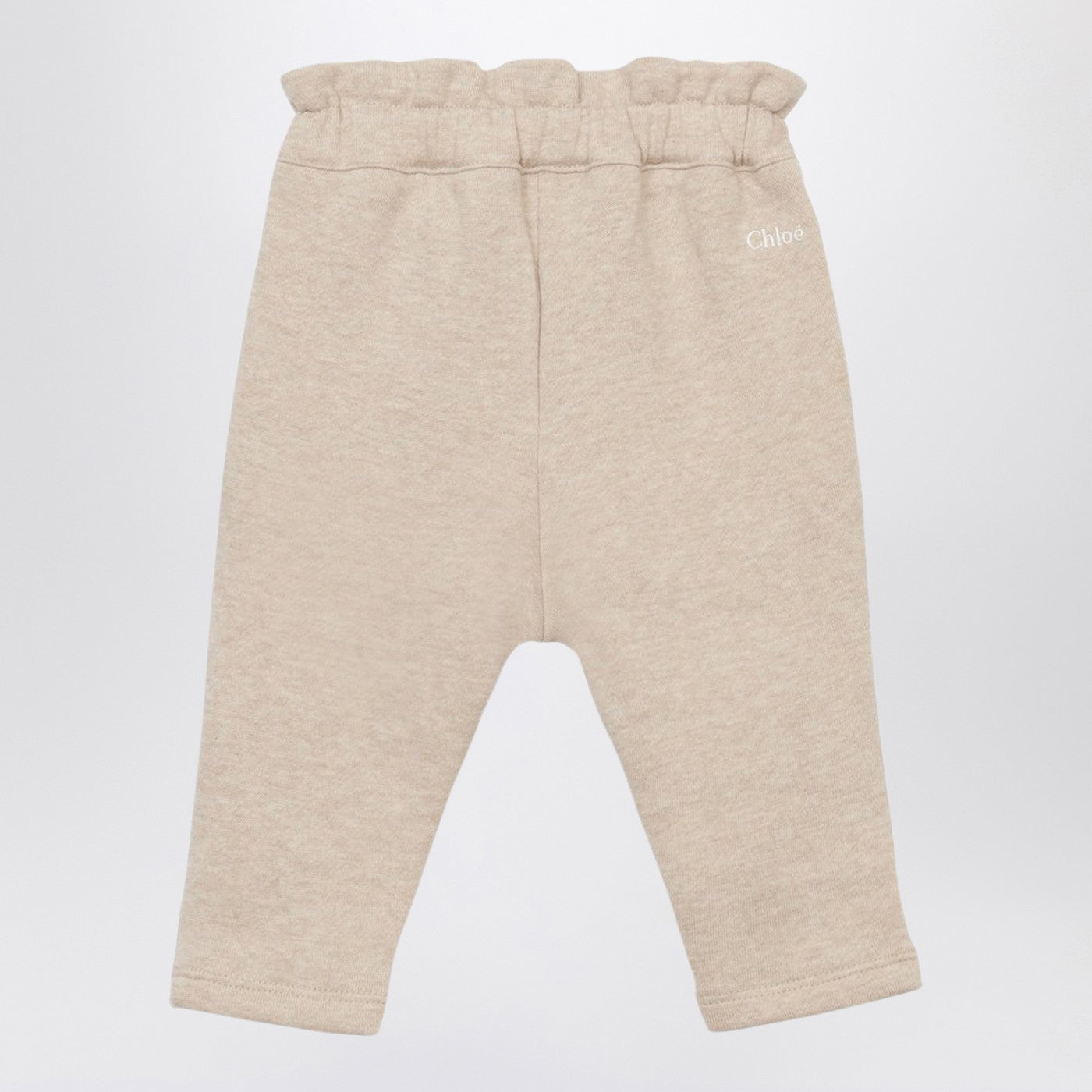 Beige cotton trousers