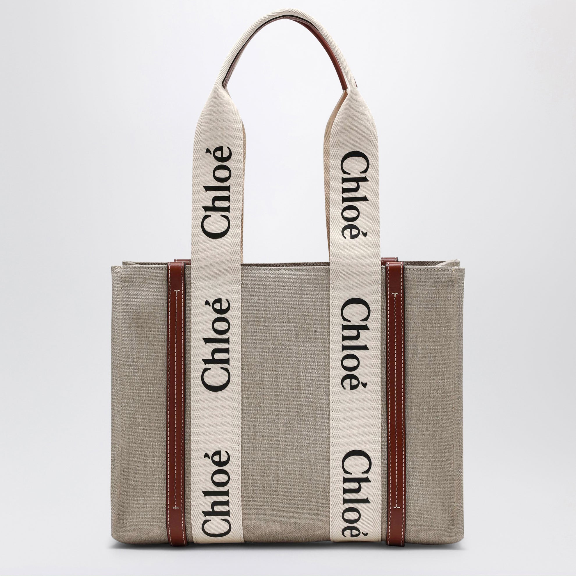 Sac moyen Woody en toile beige