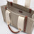 Sac moyen Woody en toile beige