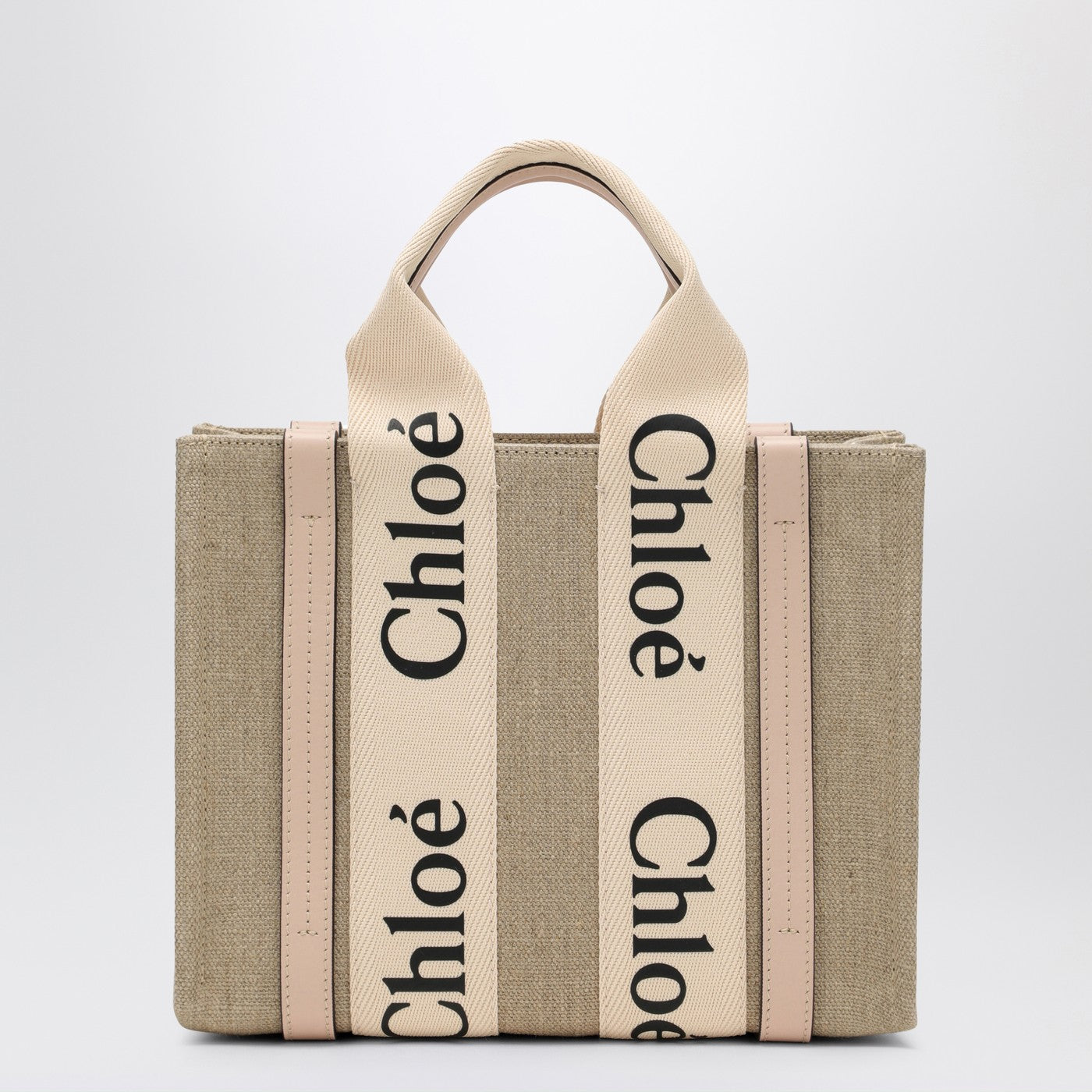 Sac petit Woody en toile beige