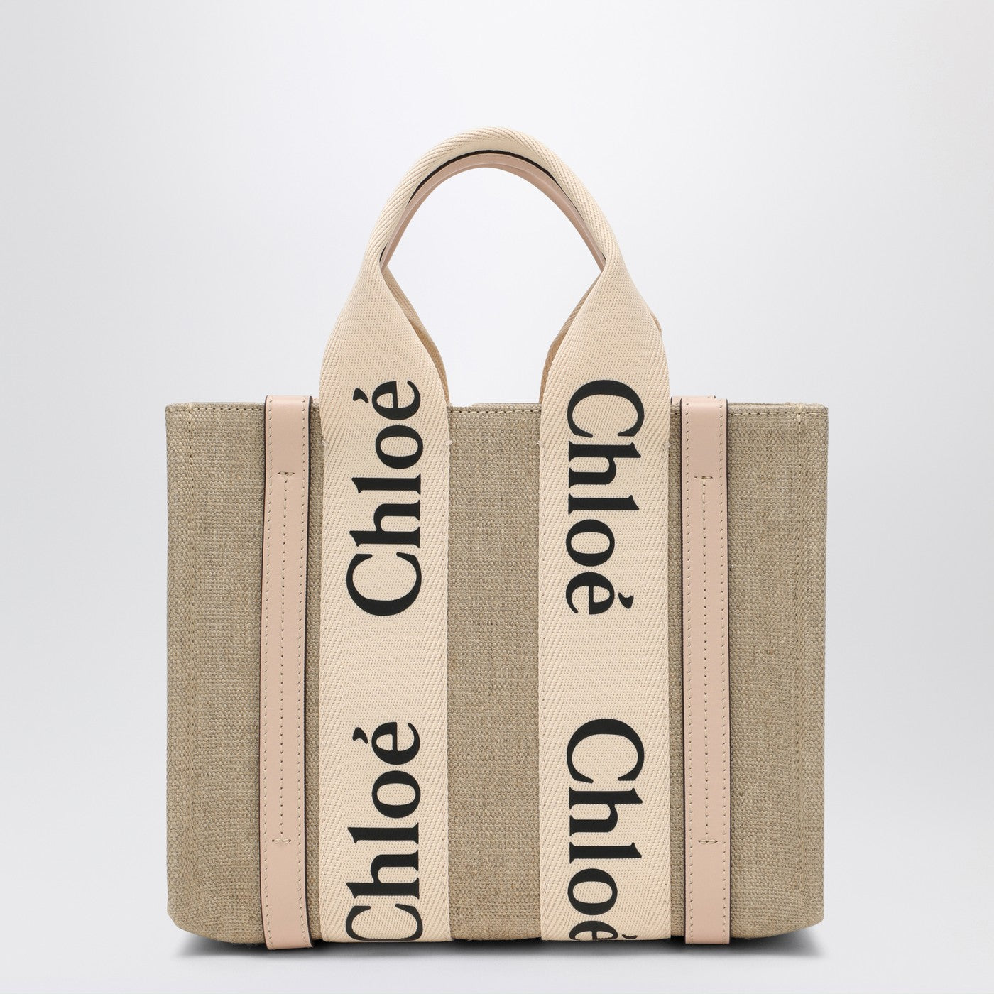 Sac petit Woody en toile beige