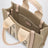 Sac petit Woody en toile beige