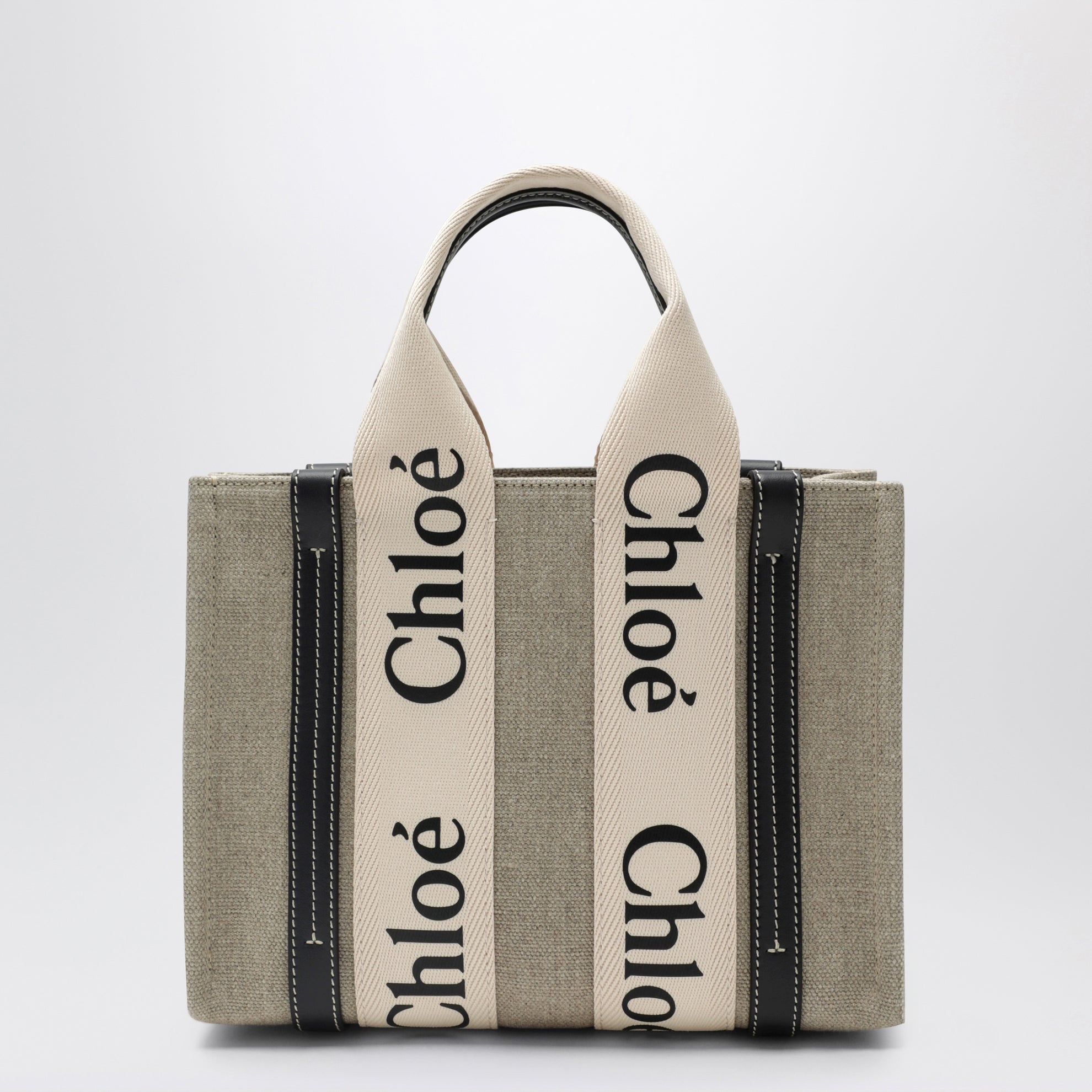 Sac petit Woody en toile beige