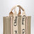 Borsa piccola Woody in tela beige
