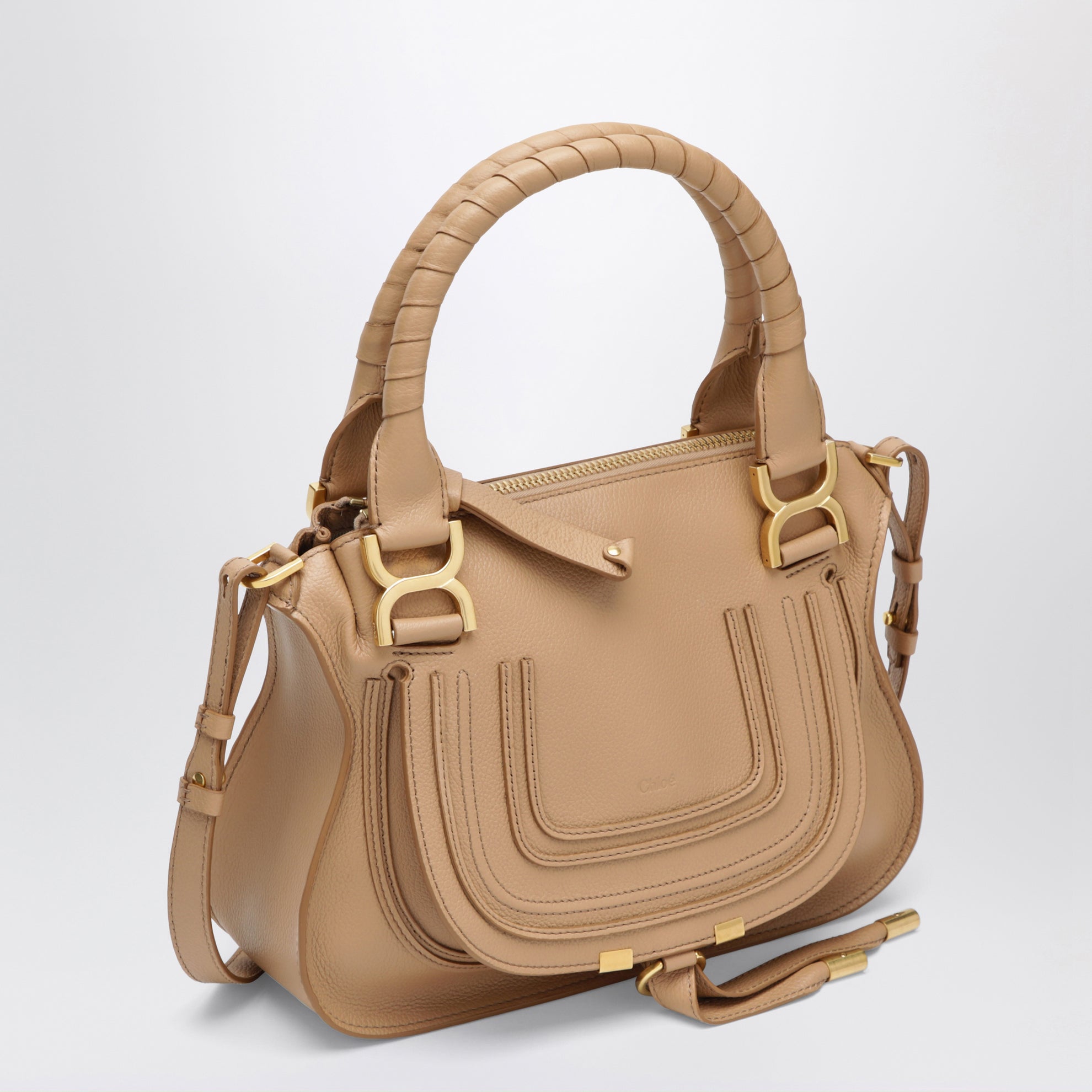 Small light brown Marcie bag