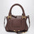Kleine braune Marcie Handtasche aus Leder