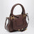 Petit sac à main Marcie marron en cuir