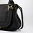 Borsa Marcie in pelle granata nera