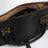 Borsa Marcie in pelle granata nera
