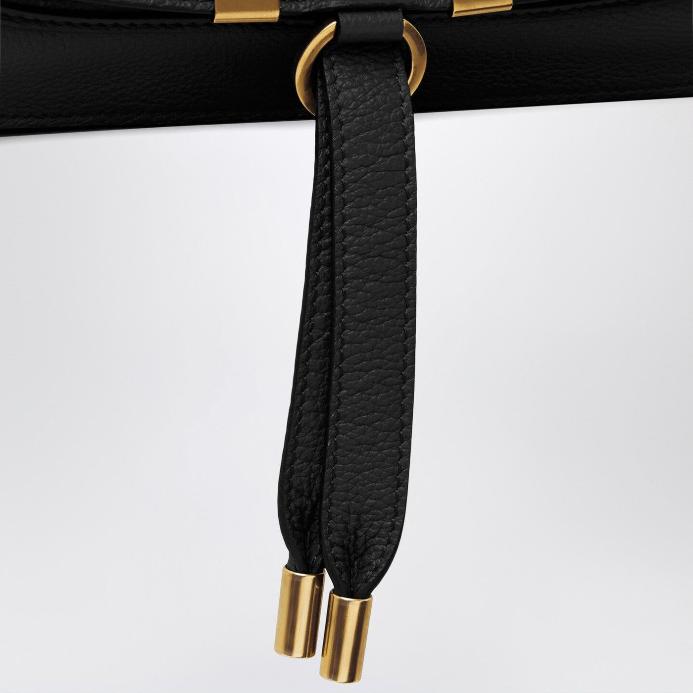 Borsa Marcie in pelle granata nera