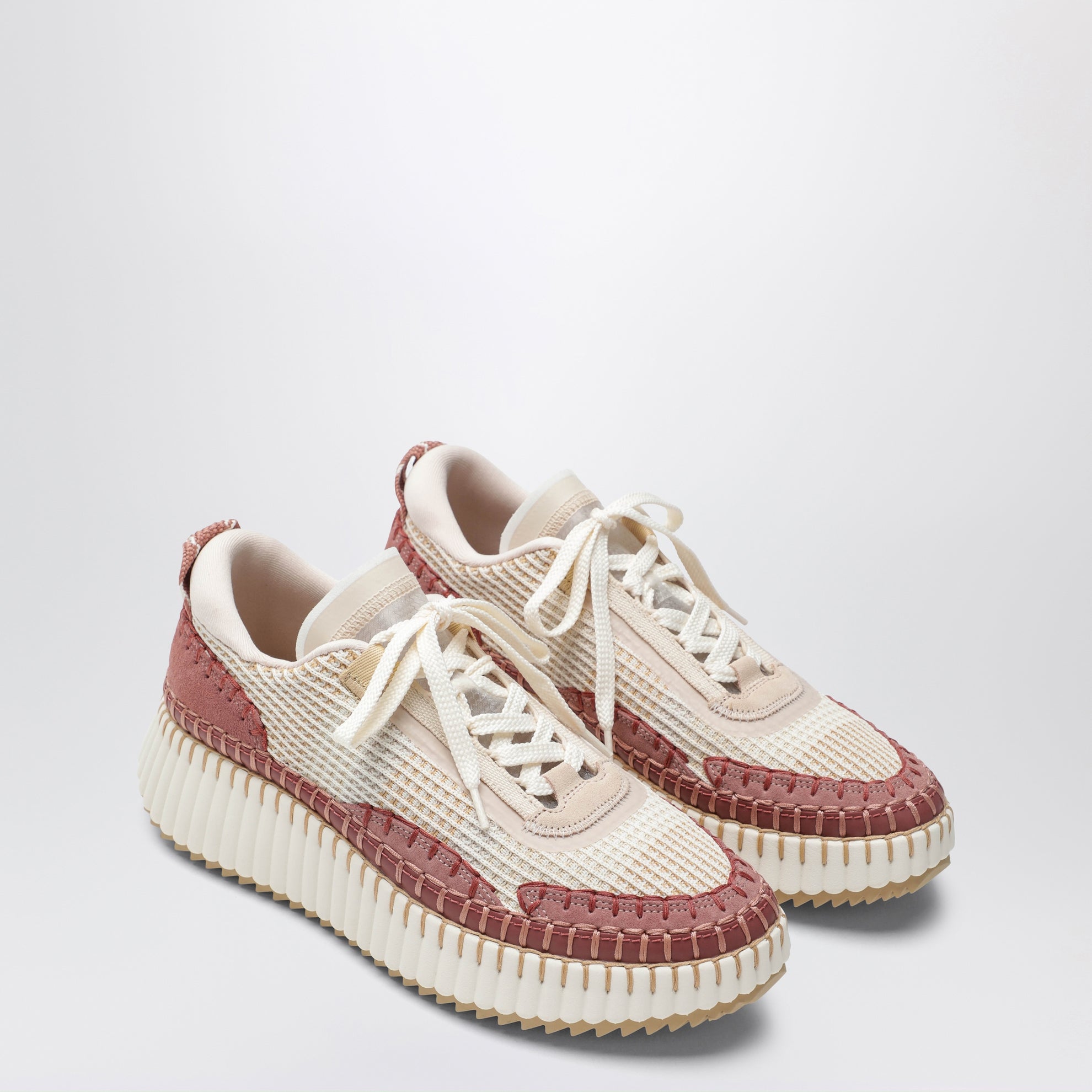Sneaker Nama beige rosato