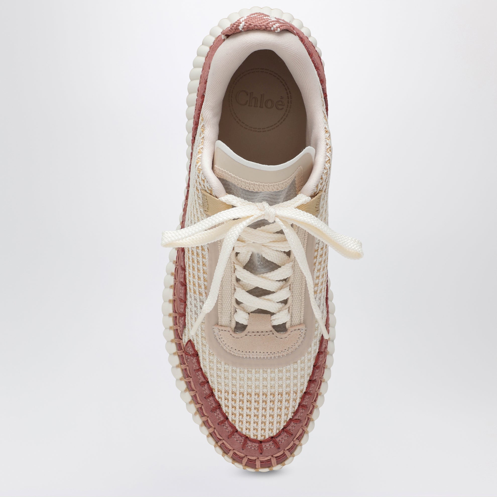 Sneaker Nama beige rosato