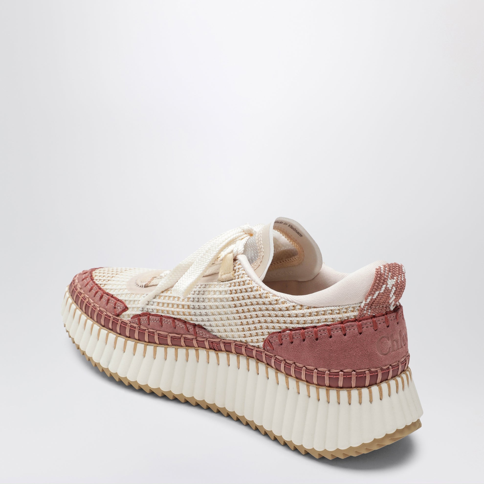 Sneaker Nama beige rosato