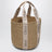 Sac cabas Woody grand en fibres naturelles beige