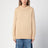 Oversize-Pullover aus Kaschmir und Baumwolle nude