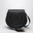 Black Saddle Marcie bag in grained leather