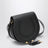 Black Saddle Marcie bag in grained leather