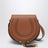 Brown Saddle Marcie bag in grained leather