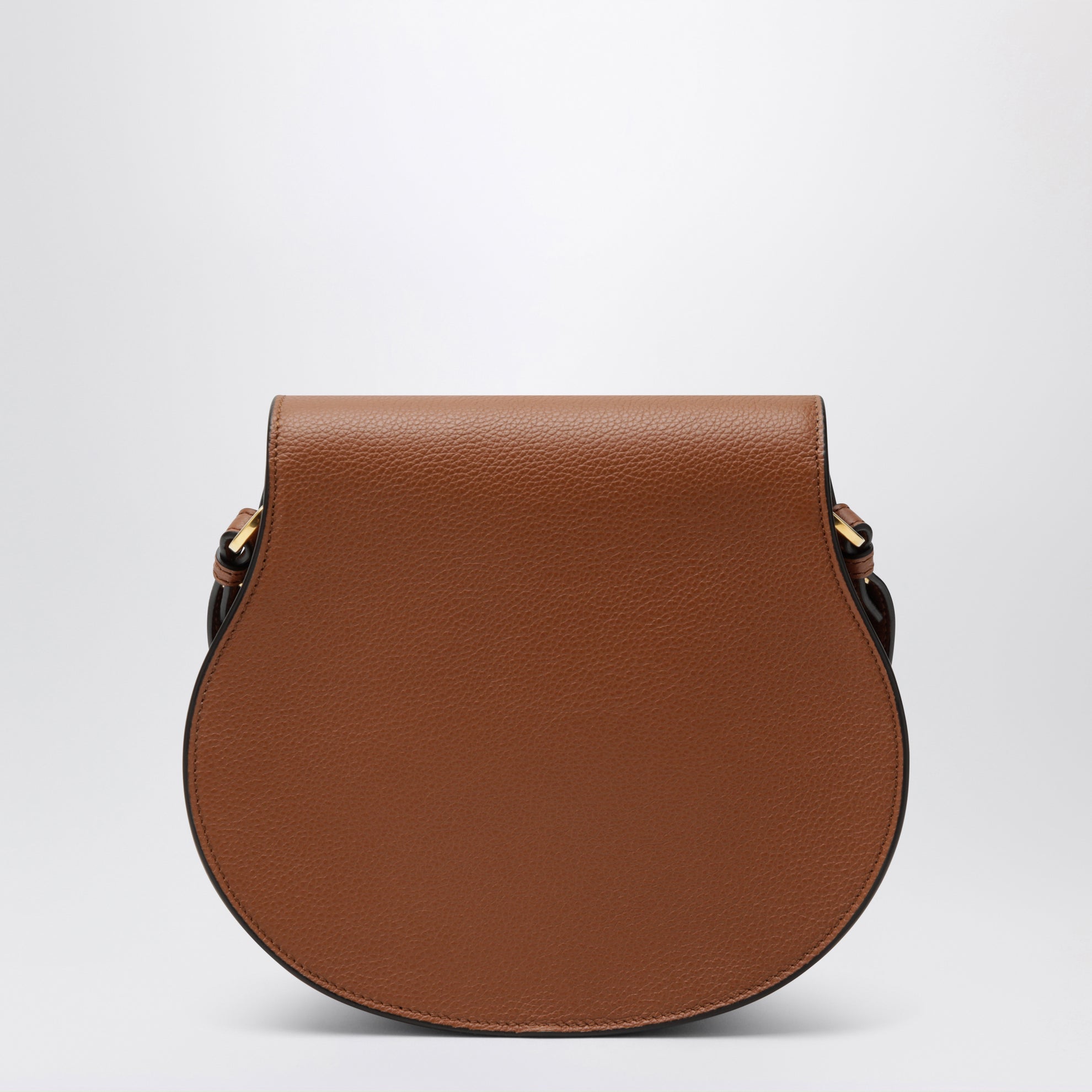 Brown Saddle Marcie bag in grained leather