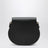 Borsa Saddle Marcie nera in pelle granata