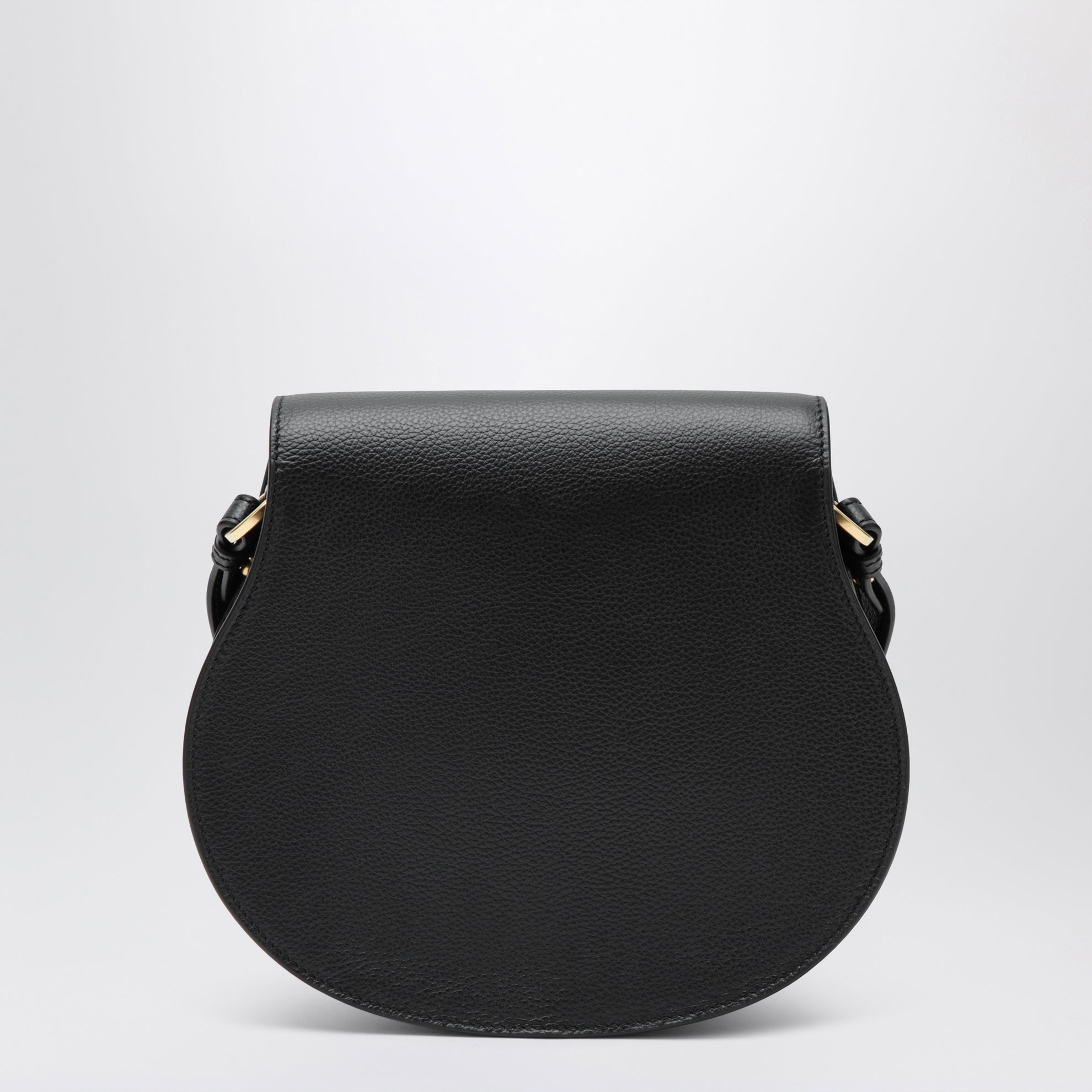 Borsa Saddle Marcie nera in pelle granata