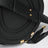 Borsa Saddle Marcie nera in pelle granata