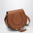 Saddle Marcie bag in light brown grained leather
