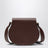 Borsa Saddle Marcie in pelle granata marrone