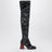 Janis over-the-knee boots in black