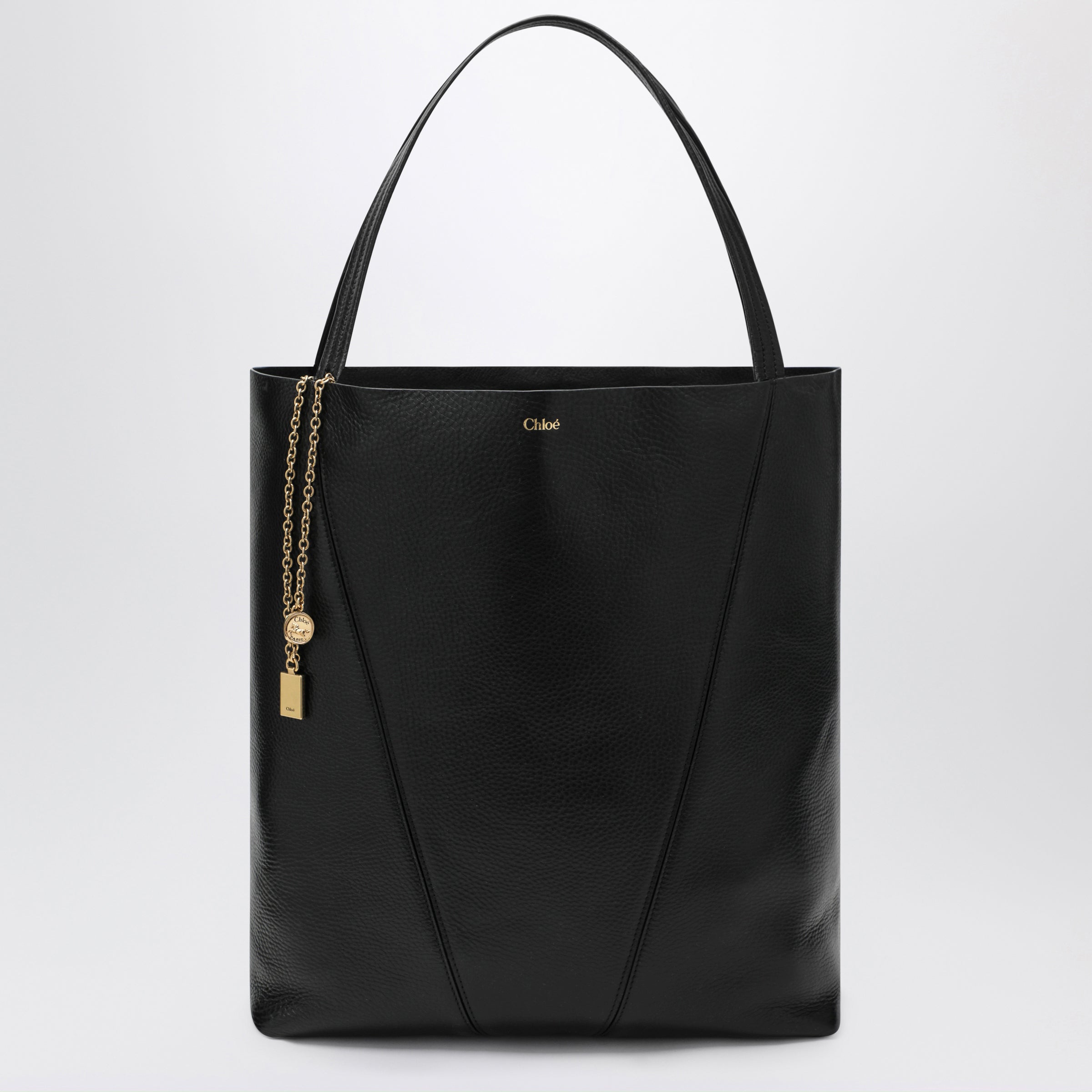 Chloé Large black Chloé Spin tote bag | TheDoubleF