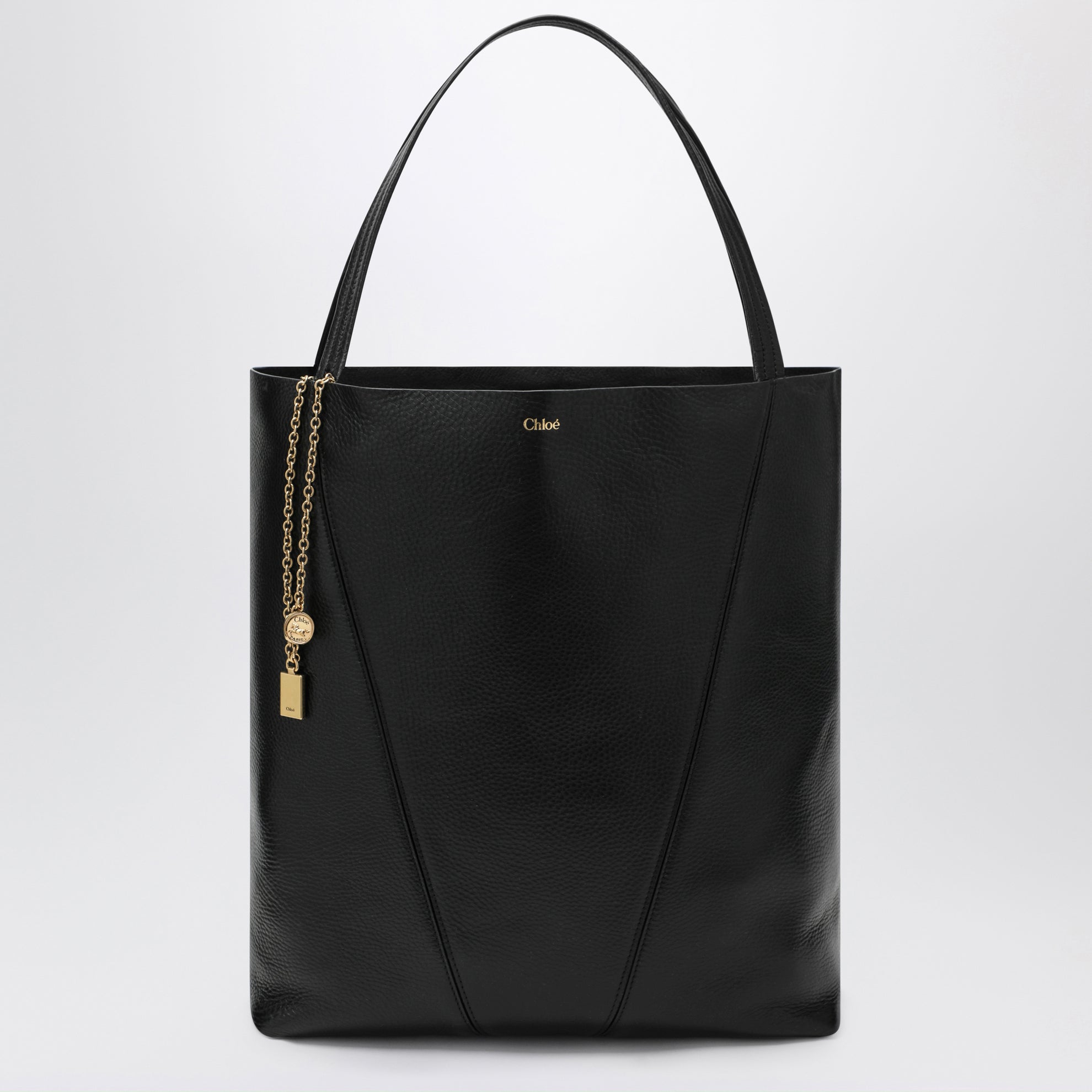 Grand cabas Chloé Spin noir