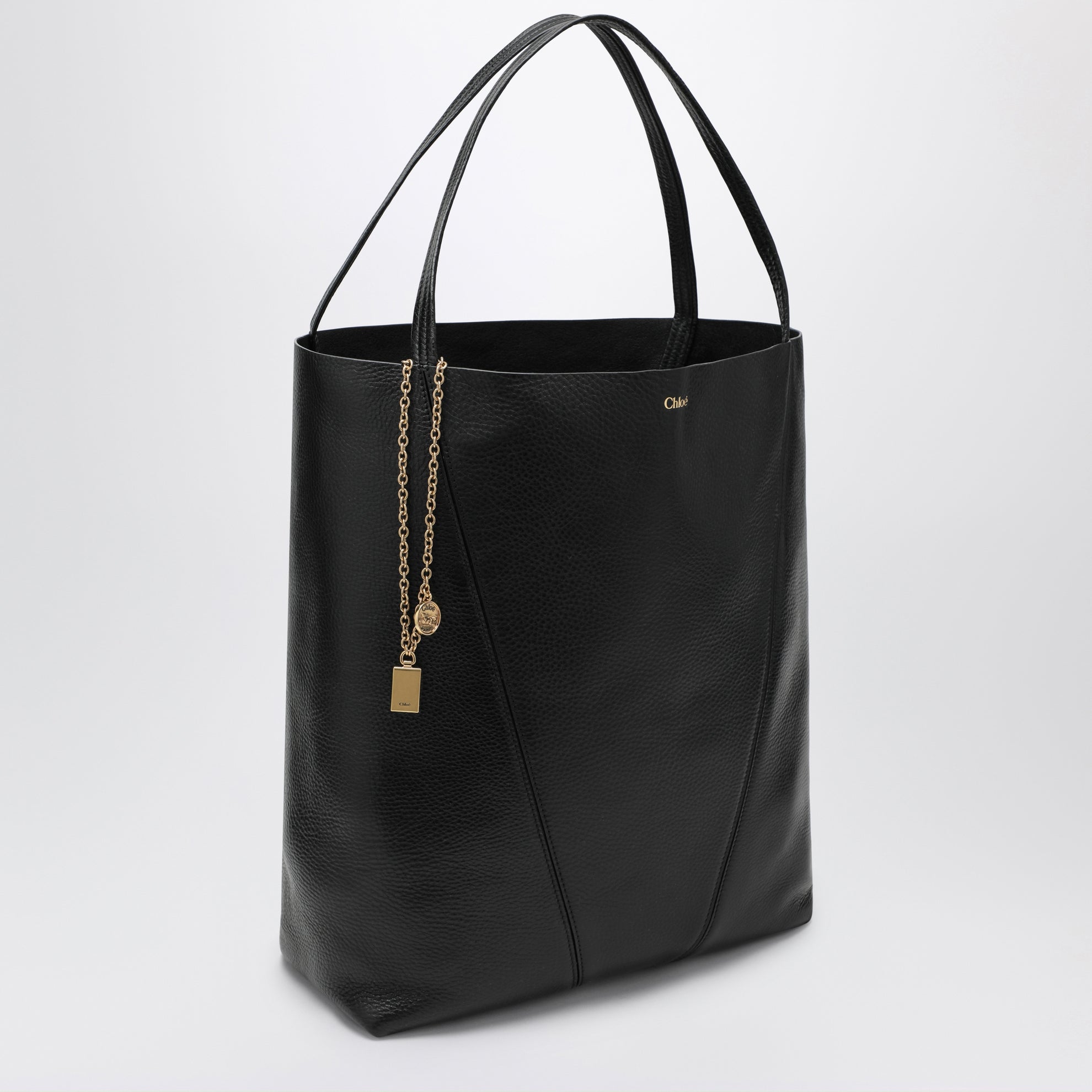 Grand cabas Chloé Spin noir