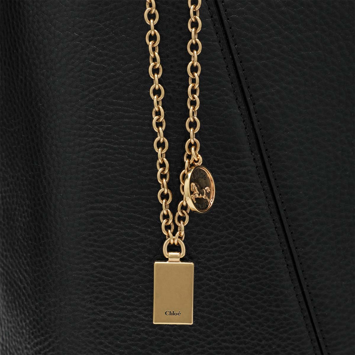 Grand cabas Chloé Spin noir