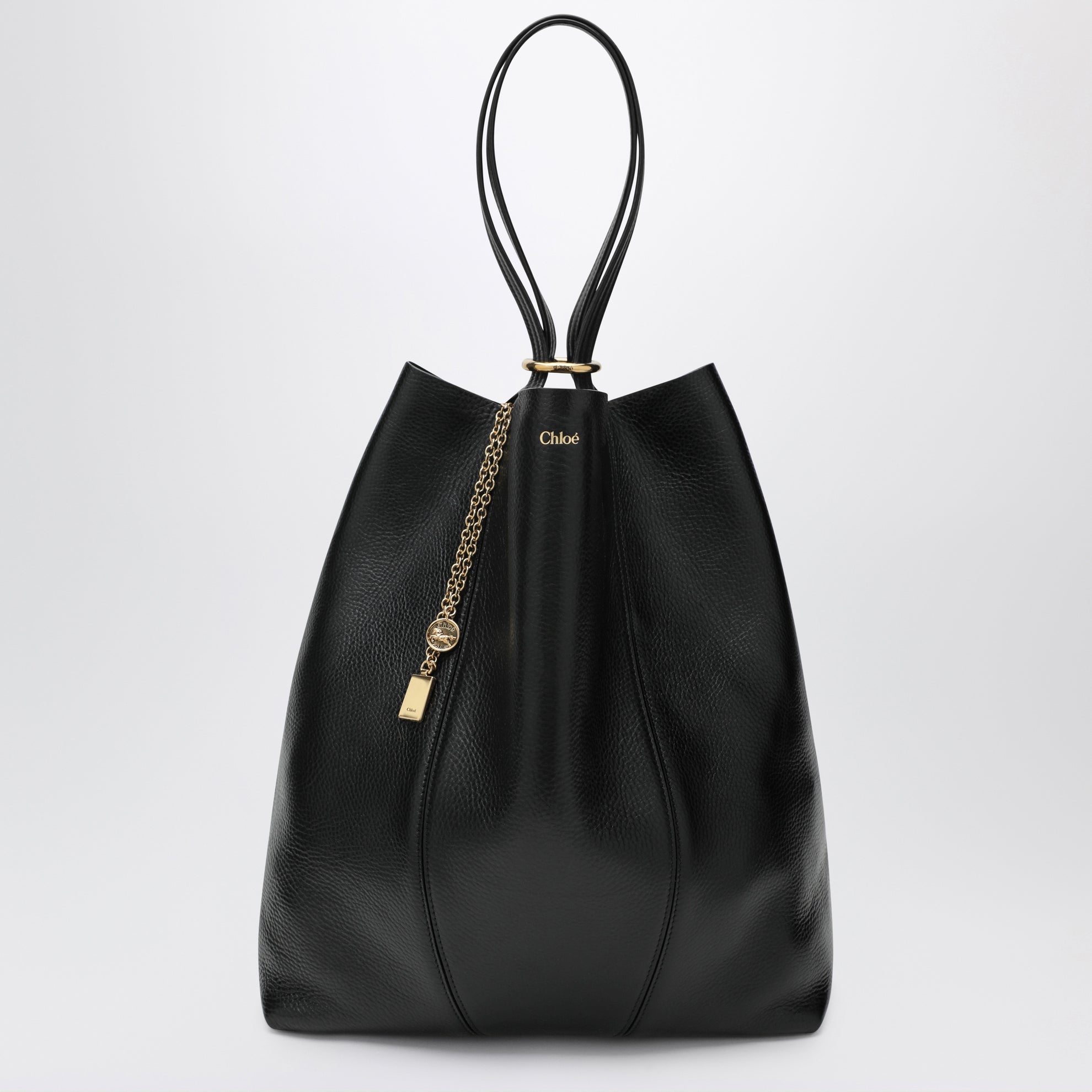 Grand cabas Chloé Spin noir