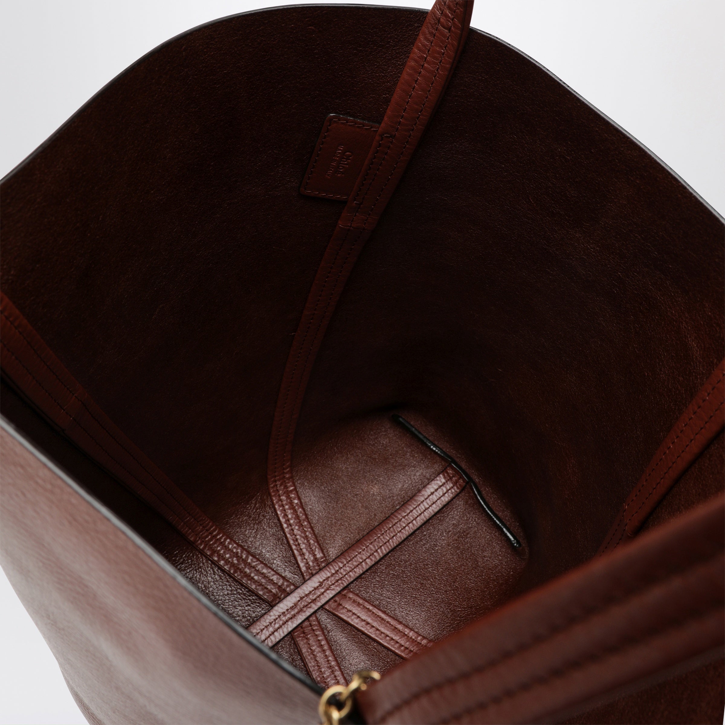 Chloé Large brown Chloé Spin Tote Bag | TheDoubleF